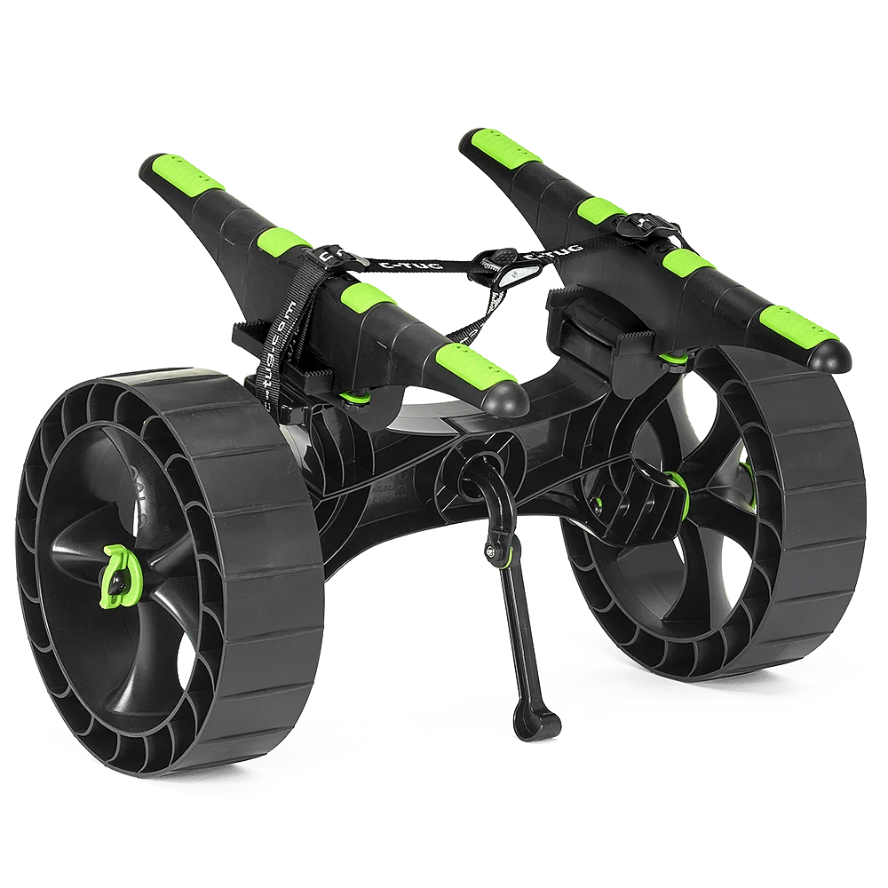 Chariot C-TUG R avec roues sandtrakz RAILBLAZA
Chariot pour kayak et canoë
S'appuyant sur les caractéristiques les plus vendues de la gamme C-Tug, le C-Tug R est doté de rails de coque de 50cm qui vous permettent d'ajuster votre chariot à la position parfaite, de réduire votre charge de traction et de vous mettre à l'eau plus rapidement.
• Rails de coque réglables en largeur
• Léger et facile à manipuler
• Roues en caoutchouc anti-crevaison à haute adhérence