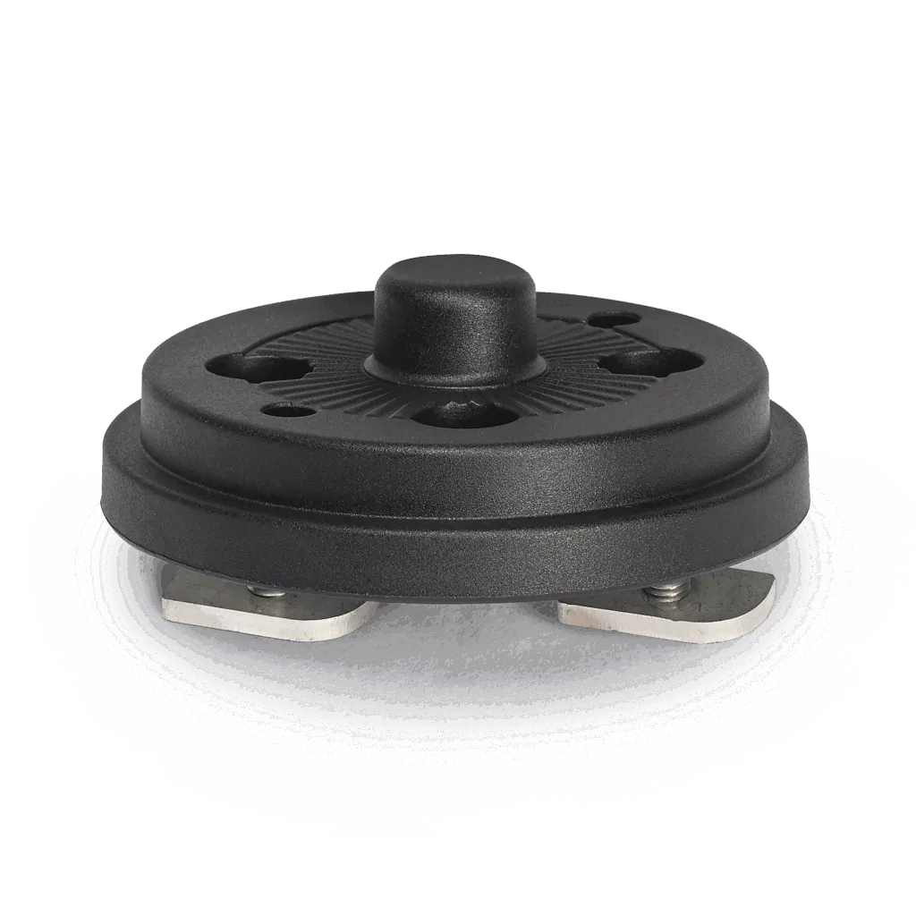 Grand équipement, petite empreinte - c'est la beauté du support de piste de kayak RAILBLAZA HEXX.
Conçue pour supporter un poids lourd et une utilisation difficile, cette base robuste se glisse directement dans le système de piste de votre kayak et verrouille tout accessoire HEXX avec une précision de niveau professionnel.