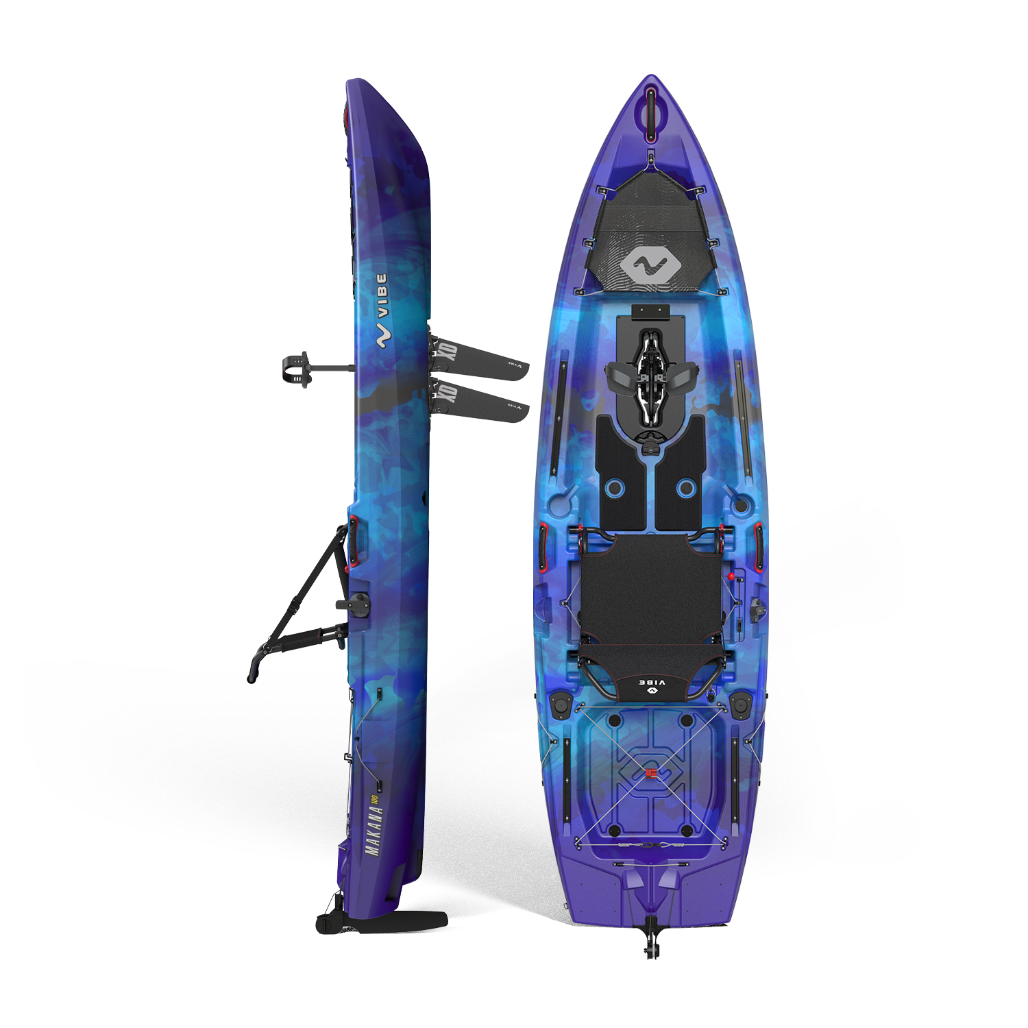 Makana 100 - Kayak de pêche rigide
Si stable que vous vous demanderez pourquoi vous êtes resté sur la terre ferme
Pédale, pagaie ou moteur : à vous de choisir !
Des quantités ridicules de personnalisation (apportez tout le garage)
Hero Seat = confort de toute la journée, pour le dos et les fesses
De l'espace sur le pont pendant des jours. Pistes d'équipement pour des semaines.
Conçu pour le débutant aux yeux écarquillés et le pêcheur invétéré.
Rencontrez le petit bateau avec une grande énergie.
