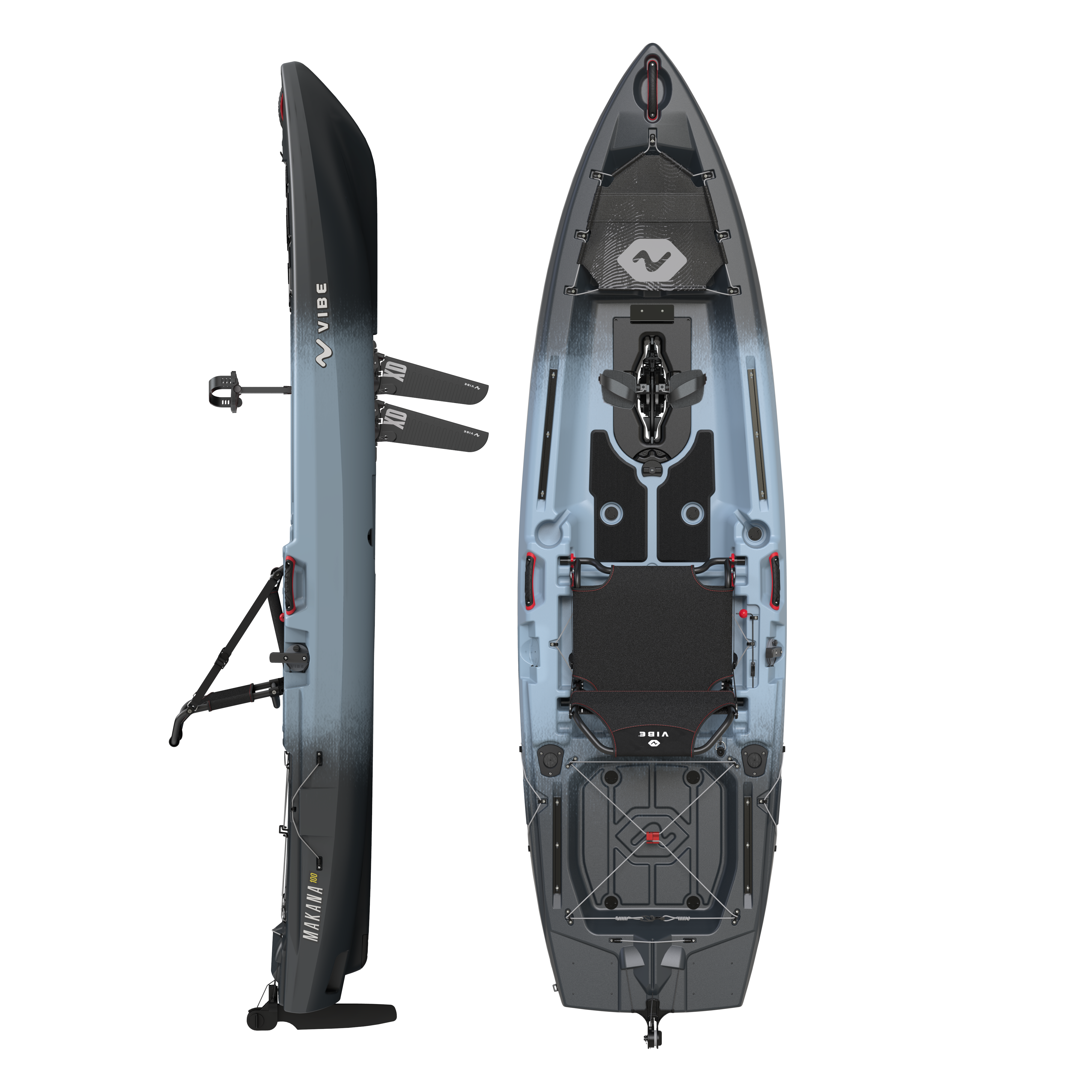 Makana 100 - Kayak de pêche rigide
Si stable que vous vous demanderez pourquoi vous êtes resté sur la terre ferme
Pédale, pagaie ou moteur : à vous de choisir !
Des quantités ridicules de personnalisation (apportez tout le garage)
Hero Seat = confort de toute la journée, pour le dos et les fesses
De l'espace sur le pont pendant des jours. Pistes d'équipement pour des semaines.
Conçu pour le débutant aux yeux écarquillés et le pêcheur invétéré.
Rencontrez le petit bateau avec une grande énergie.