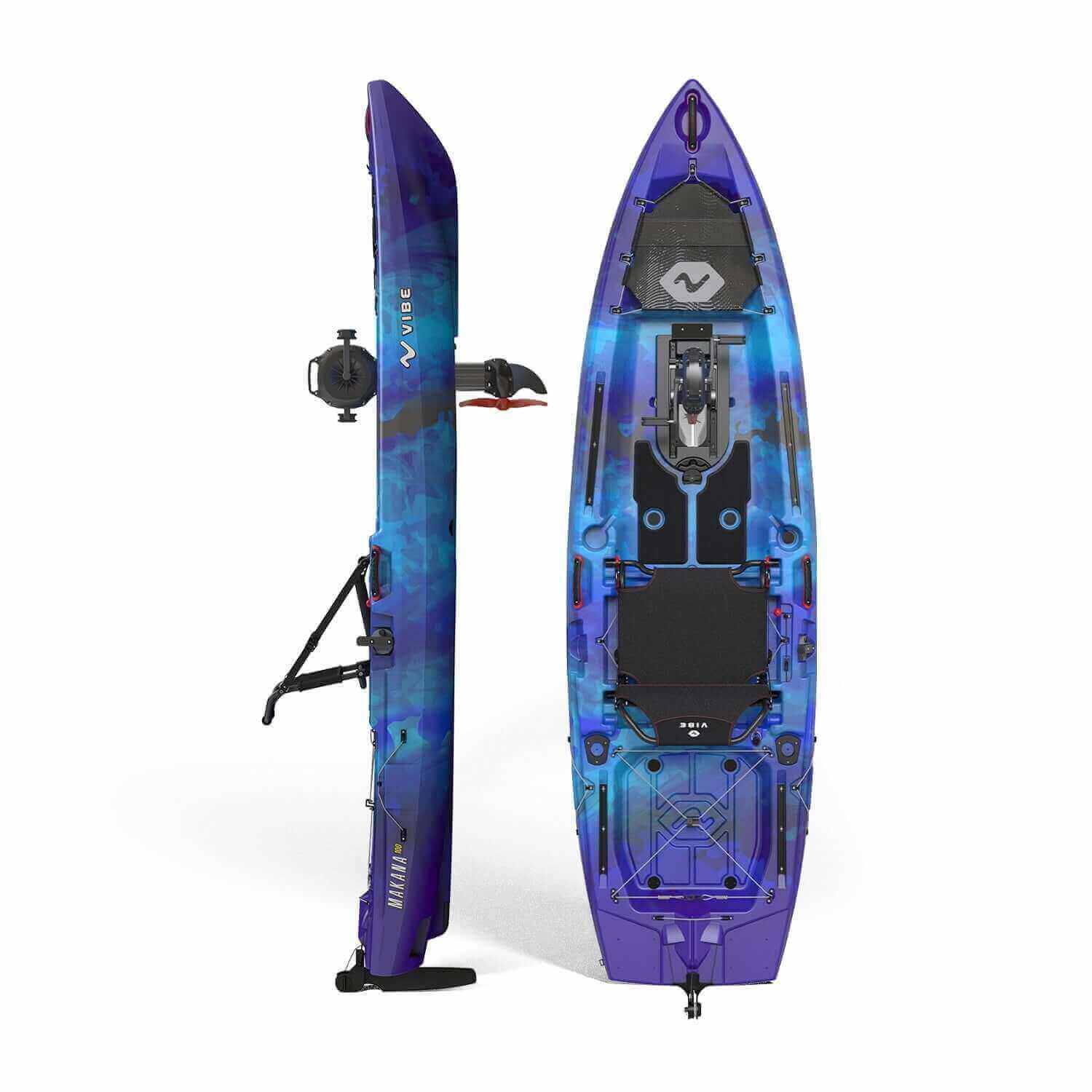 Makana 100 - Kayak de pêche rigide
Si stable que vous vous demanderez pourquoi vous êtes resté sur la terre ferme
Pédale, pagaie ou moteur : à vous de choisir !
Des quantités ridicules de personnalisation (apportez tout le garage)
Hero Seat = confort de toute la journée, pour le dos et les fesses
De l'espace sur le pont pendant des jours. Pistes d'équipement pour des semaines.
Conçu pour le débutant aux yeux écarquillés et le pêcheur invétéré.
Rencontrez le petit bateau avec une grande énergie.