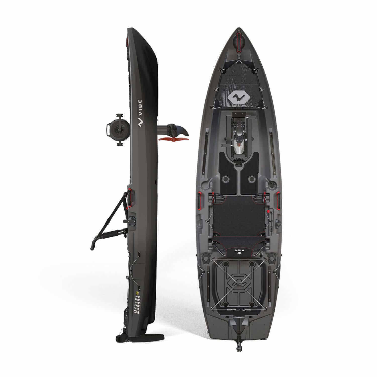 Makana 100 - Kayak de pêche rigide
Si stable que vous vous demanderez pourquoi vous êtes resté sur la terre ferme
Pédale, pagaie ou moteur : à vous de choisir !
Des quantités ridicules de personnalisation (apportez tout le garage)
Hero Seat = confort de toute la journée, pour le dos et les fesses
De l'espace sur le pont pendant des jours. Pistes d'équipement pour des semaines.
Conçu pour le débutant aux yeux écarquillés et le pêcheur invétéré.
Rencontrez le petit bateau avec une grande énergie.