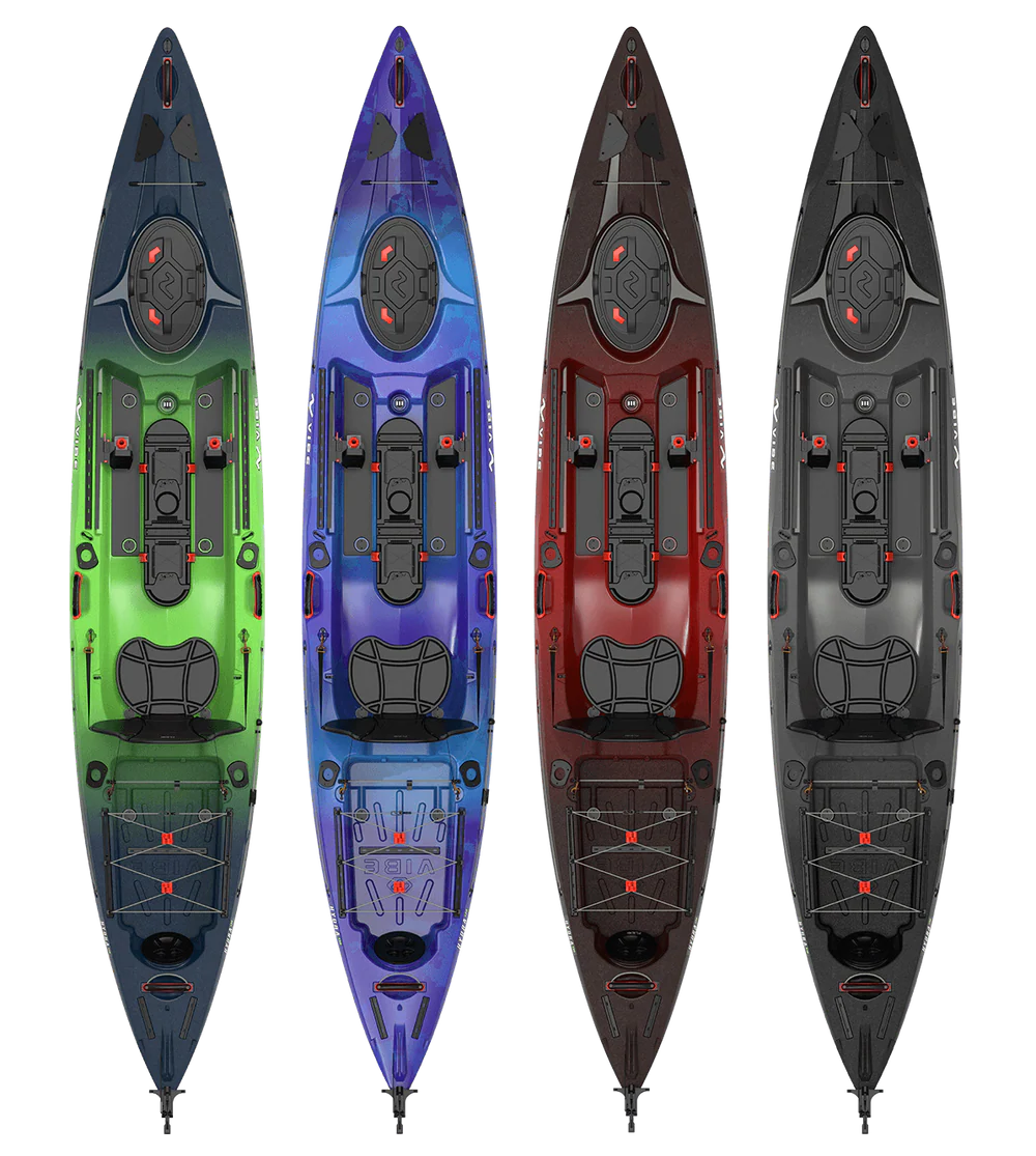 Hydra 130- Kayak de pêche rigide
Si vous voulez de la vitesse, de l'espace et des performances de pêche sérieuses, l'Hydra 130 a tout ce qu'il faut.  

Le Hydra 130 est conçu pour les pêcheurs et les aventuriers qui ont besoin de vitesse en eaux profondes, d'espace sur le pont et d'une grande stabilité pour tuer les poissons. Avec une étrave acérée pour couper le clapot et une personnalisation de haut niveau, il est fait pour ceux qui chassent la morsure au-delà de la cassure - et qui ne reviendront jamais.