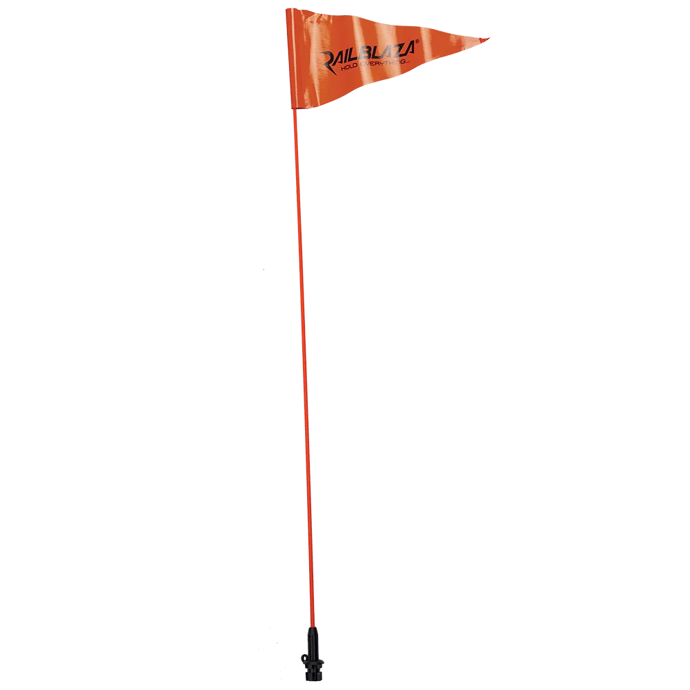 Le Flag Whip est la façon dont vous arrêtez d'être invisible sur l'eau.

Que vous pagayiez avant l'aube, que vous vous faufiliez à travers la côtelette ou que vous fassiez des missions furtives sur votre yak, ce fouet de sécurité de 1,2 mètre vous permet d'être vu, sans vous mettre en travers de votre chemin.

Construit solide et flexible, le fanion orange haute visibilité attire l'attention tandis que le fouet en fibre de verre fléchit dans le vent sans craquer ni flotter.
