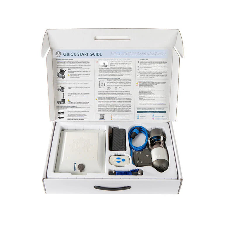 Le kit de hors-bord Bixpy K-1 ne comprend pas d’adaptateur de montage.

Vous devrez acheter un adaptateur de montage séparément en fonction du bateau que vous essayez de motoriser.&nbsp;

Quel adaptateur convient le mieux à votre bateau ? Trouvez facilement l’adaptateur Bixpy adapté à votre bateau sur notre page accessoires moteurs.

Conquérir le vent, les vagues et les courants avec confiance. Aller plus loin, explorer davantage, rester dehors plus longtemps et revenir facilement en appuyant sur un bouton.