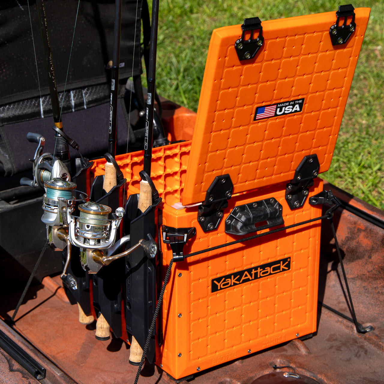 BlackPak Pro Kayak Fishing Crate - 13" X 13"YakAttack