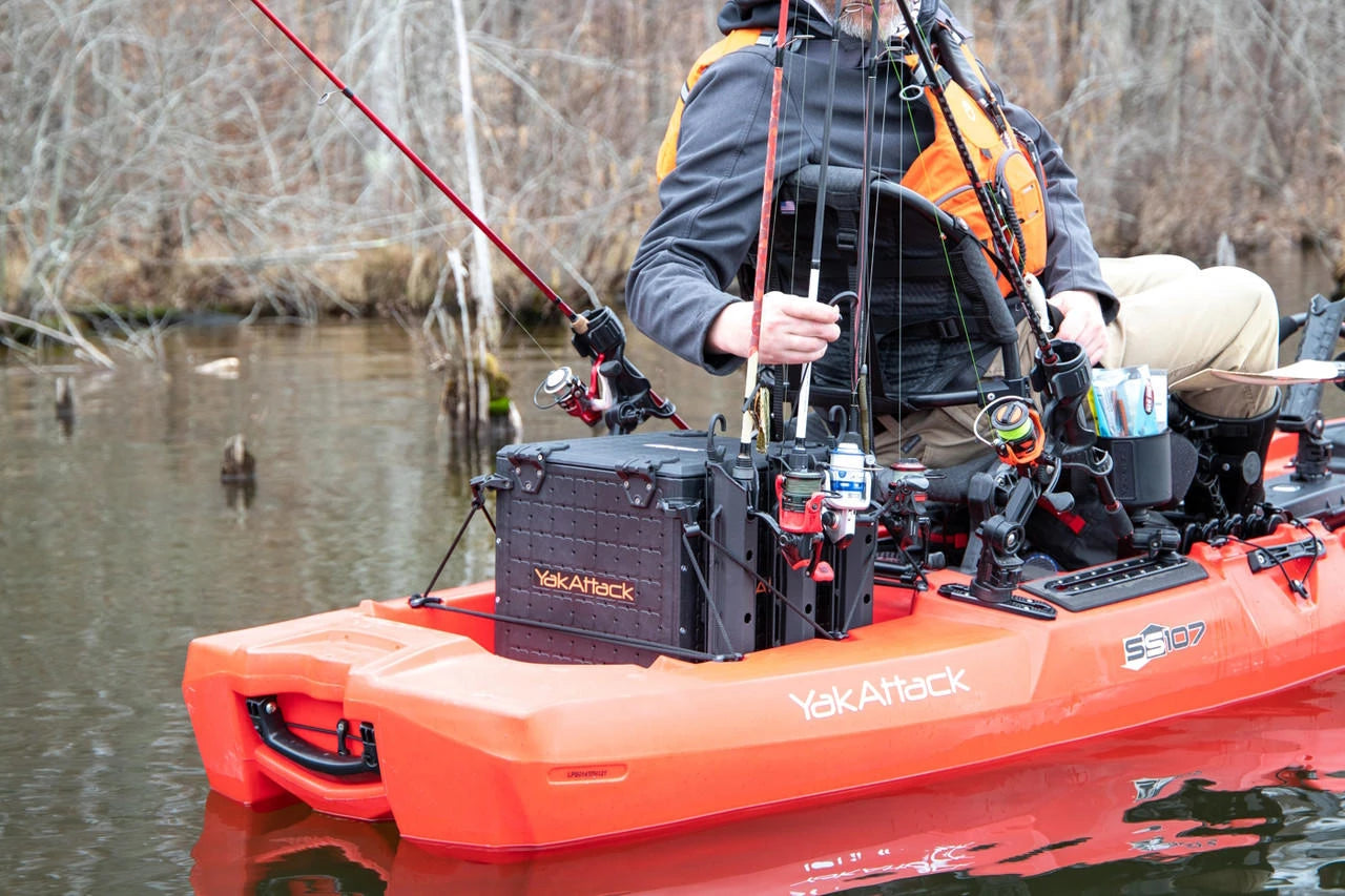 BlackPak Pro Kayak Fishing Crate - 13" X 13"YakAttack