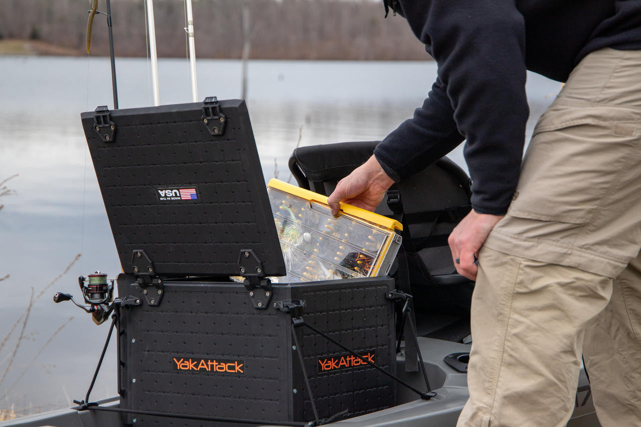 BlackPak Pro Kayak Fishing Crate - 13" X 16" YakAttack