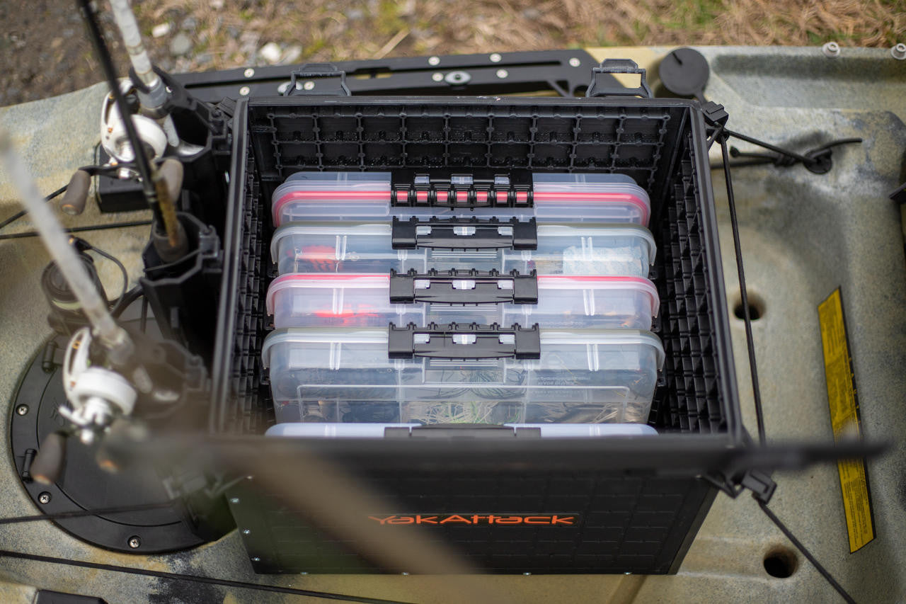 BlackPak Pro Kayak Fishing Crate - 13" X 16" YakAttack