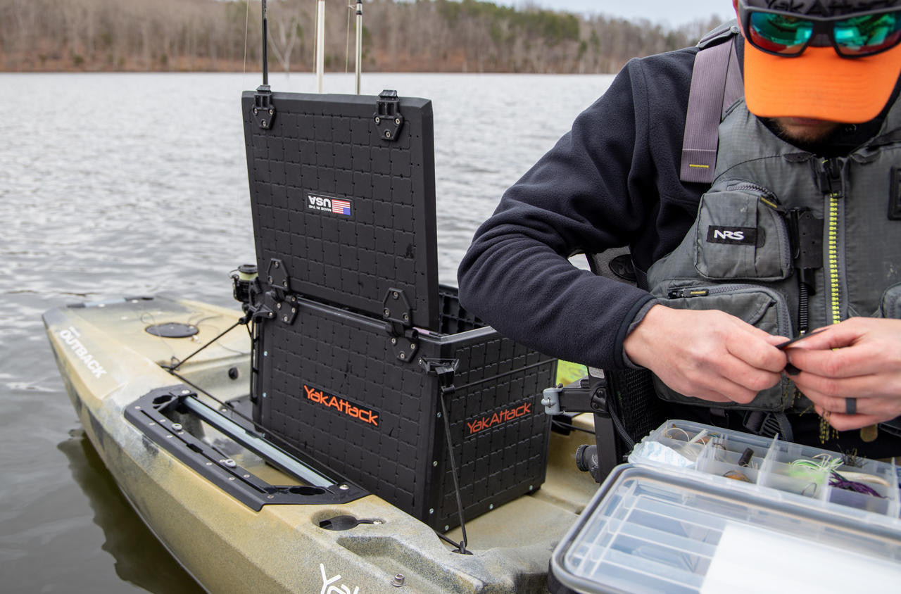 BlackPak Pro Kayak Fishing Crate - 13" X 16" YakAttack