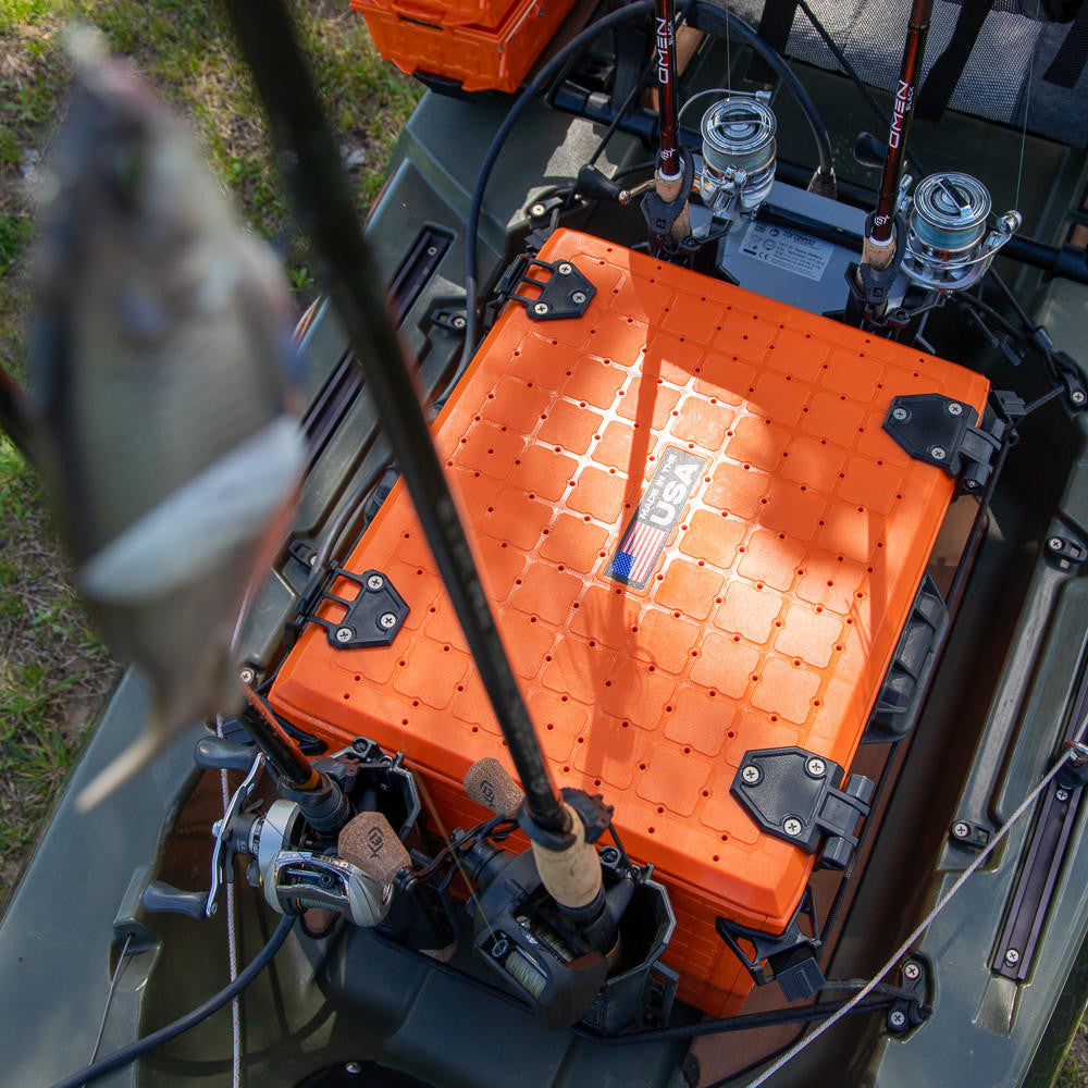 BlackPak Pro Kayak Fishing Crate - 13" X 16" YakAttack