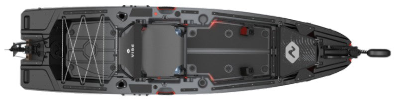 Libérez le courant. Gouverner l'eau. Vivez l'aventure de pêche ultime avec le Vibe Kayaks Sea Ghost 105 WRD. Ce kayak est conçu pour les pêcheurs qui veulent plus de puissance et d'autonomie. Avec un système motorisé pré-câblé, vous pouvez brancher une batterie et laisser le courant derrière vous. Le kayak est vendu et classé comme un navire non motorisé ; le moteur est un accessoire amovible. Le Sea Ghost 105 WRD est prêt à l'emploi, Plug &amp; Play avec de multiples fonctionnalités d'alimentation.
