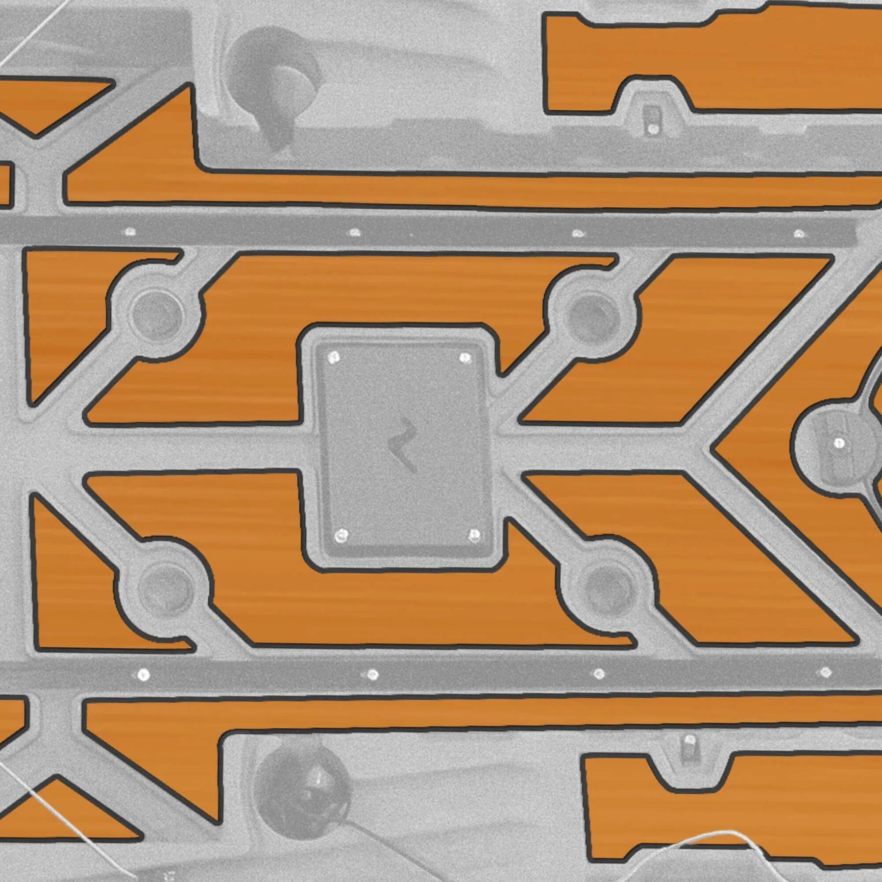 Améliorez vos aventures en kayak avec un kit de rembourrage de pont Vibe Premium. Conçu pour s'harmoniser avec l'esthétique élégante de votre kayak Shearwater 125 tout en assurant une expérience sans glissement, ce kit est un must pour tous les amateurs de pagaie.

Fabriqué en mousse EVA double couche de haute qualité, d'une épaisseur de 6 mm, ce rembourrage offre une adhérence supérieure, durable et fiable, ce qui permet de se tenir debout en toute confiance et confort.
