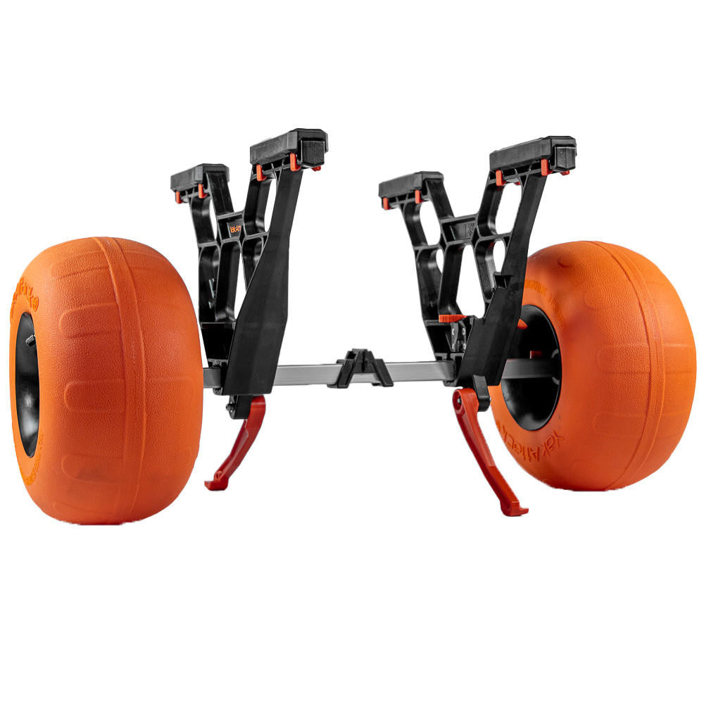 Chariot de kayak Townstow bunkster avec pneus sable